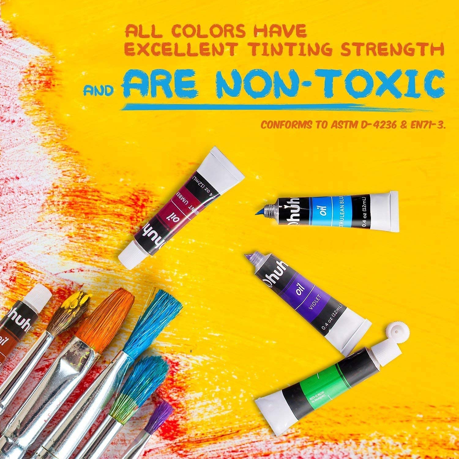 Ohuhu Oil Paint Set (Ships from Asia Warehouse)