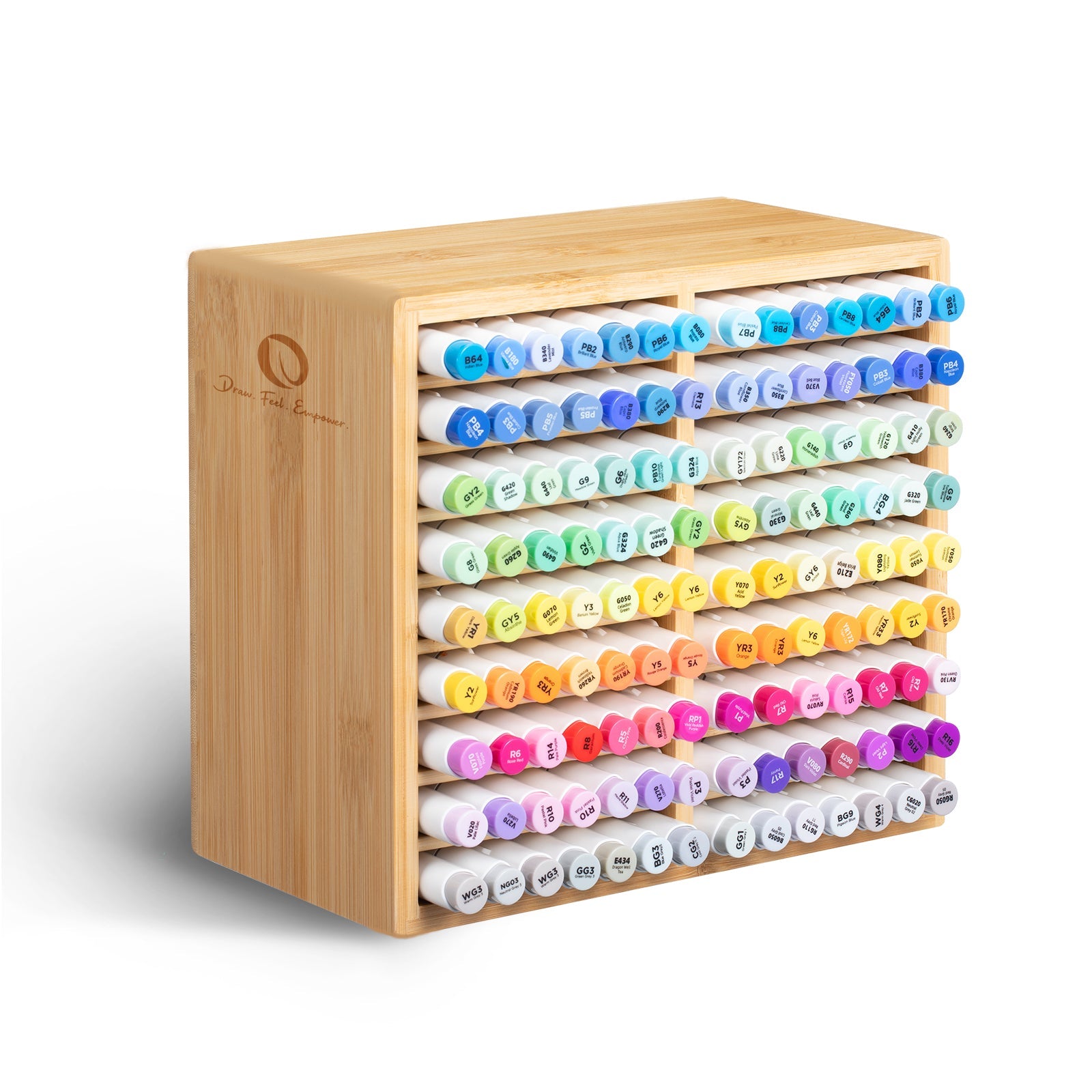 Ohuhu Bamboo Marker Organizer