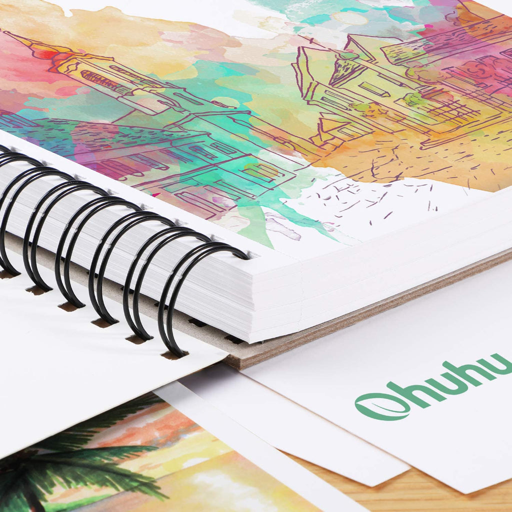 Ohuhu Spiral-Bound Marker Pad for Alcohol Markers (Brazil Domestic Shipping)