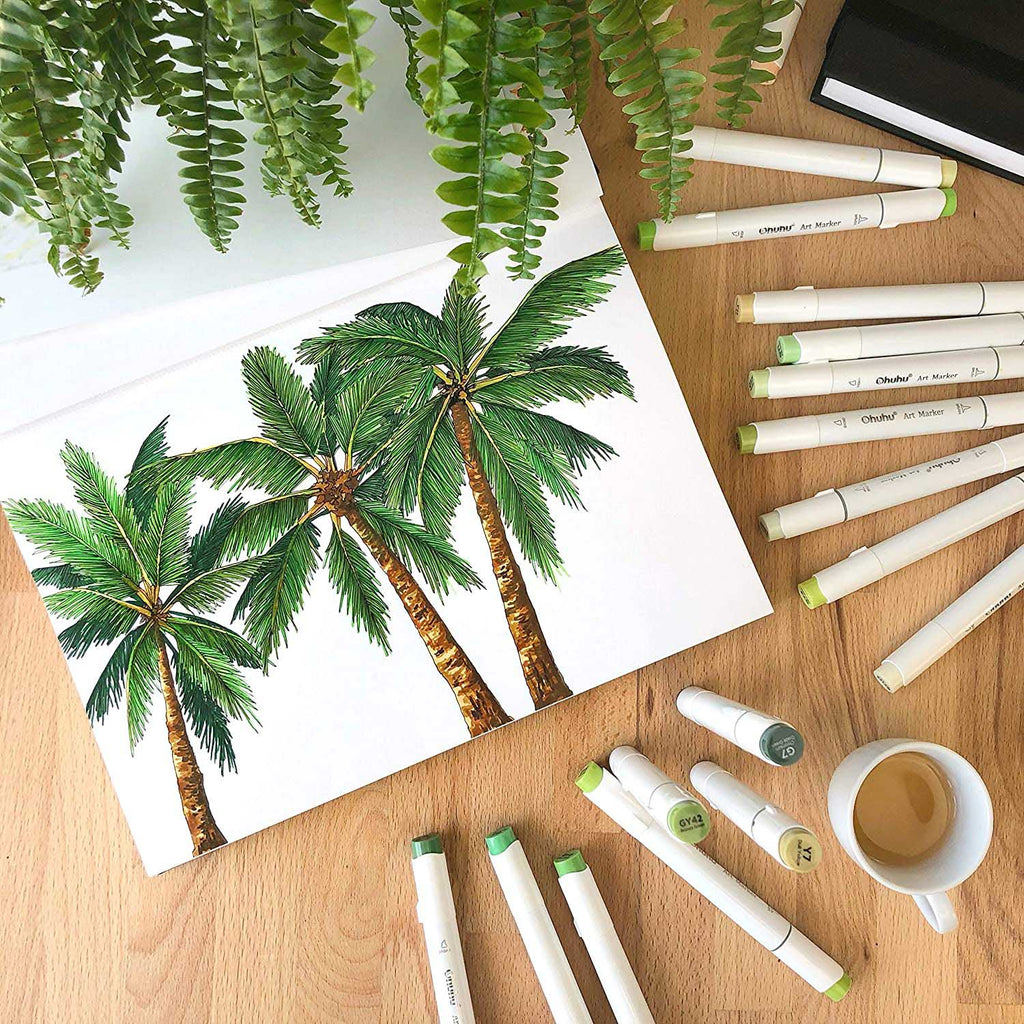 Ohuhu Marker Pads Art Sketchbooks for Markers (Europe Only)