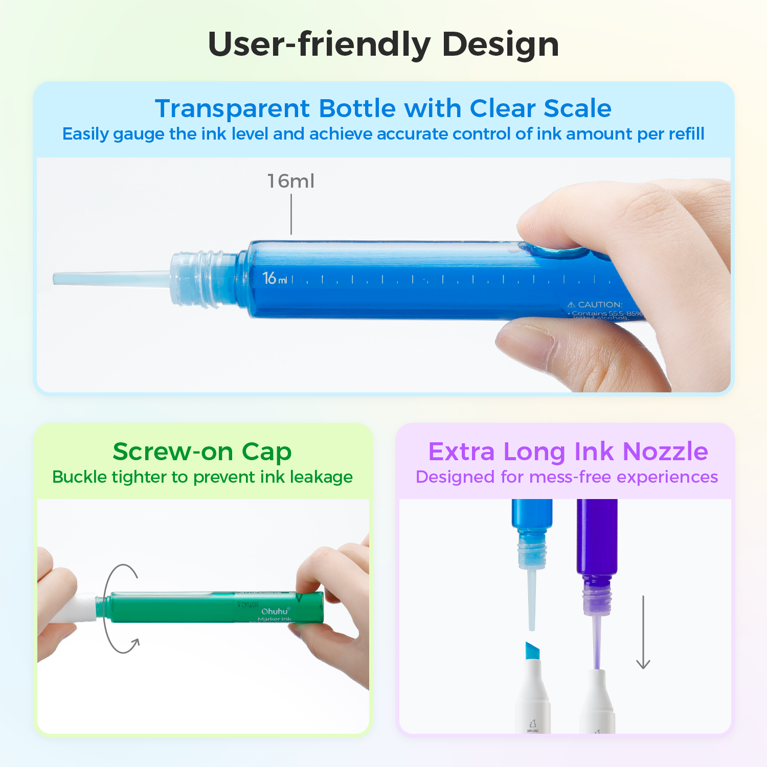 Ohuhu Marker Ink YR06 / E090 Refill for Alcohol marker