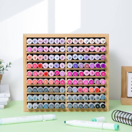 Ohuhu Bamboo Marker Organizer (Australia Domestic Shipping)