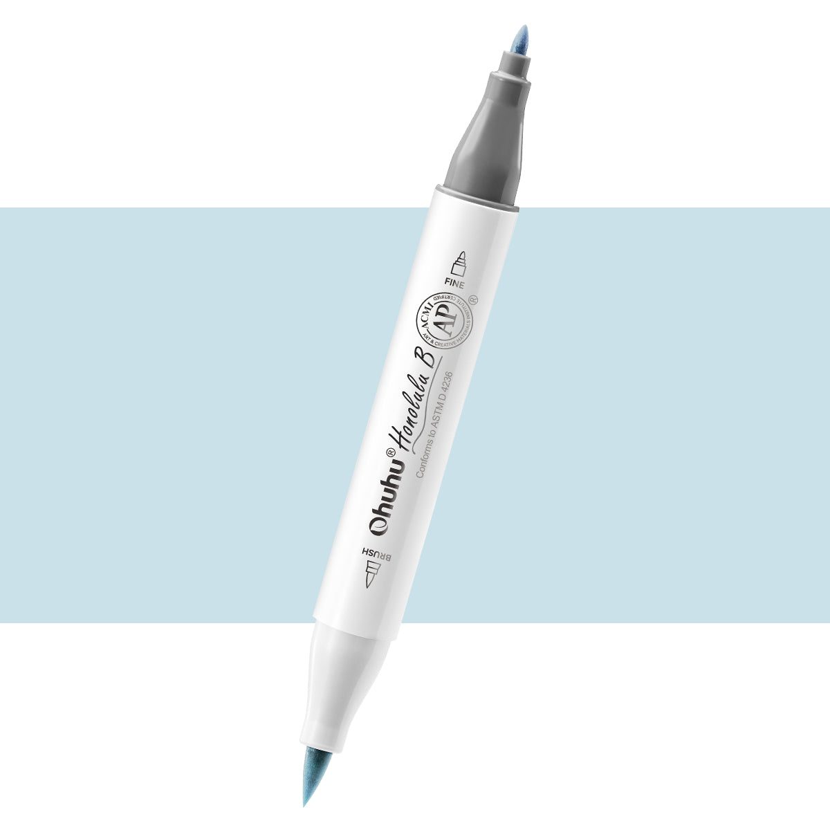 Ohuhu Honolulu B B030 / B03 Individual Marker, Brush & Fine