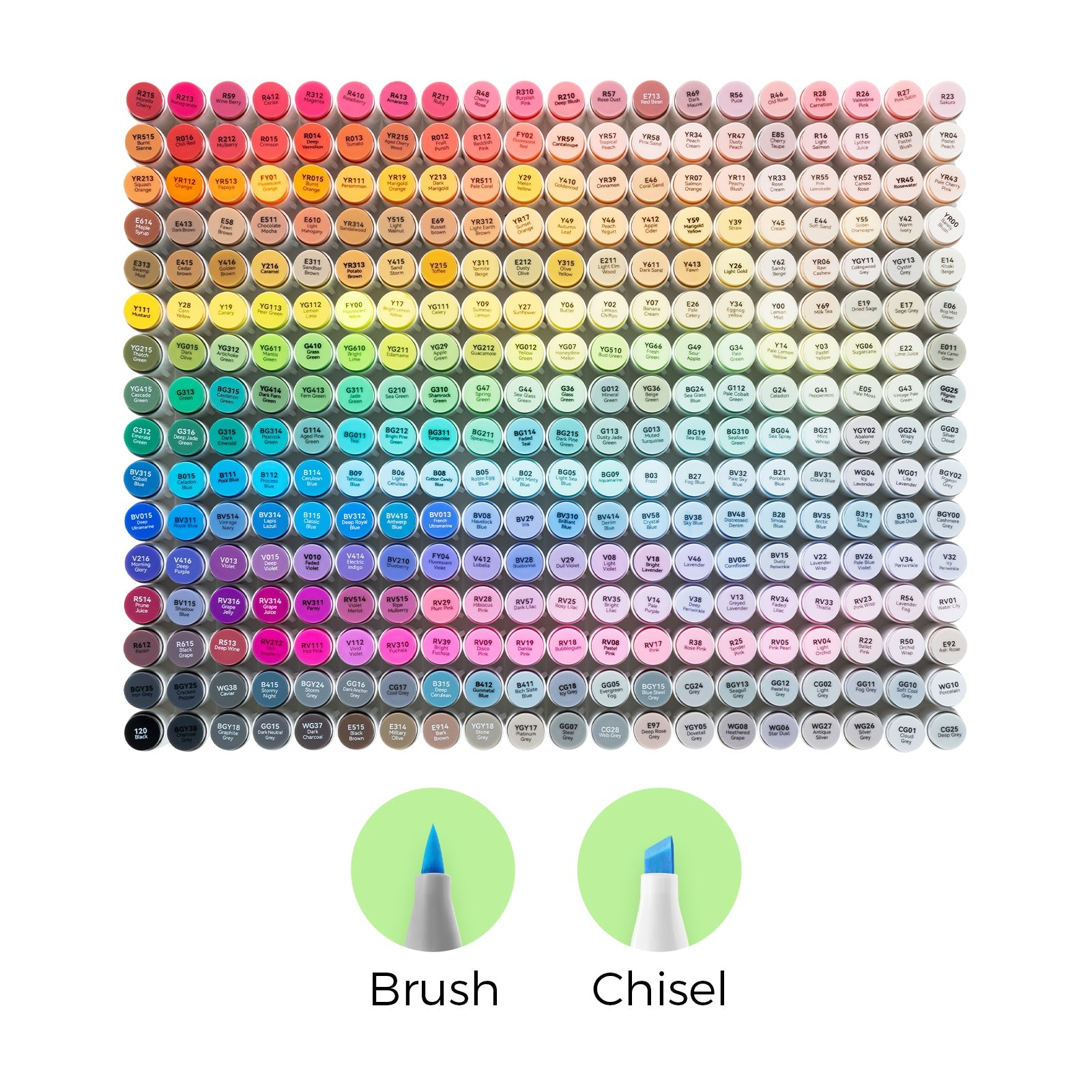 Ohuhu Honolulu 320 Colors Dual Tips Alcohol Art Markers (Brazil Domestic Shipping)