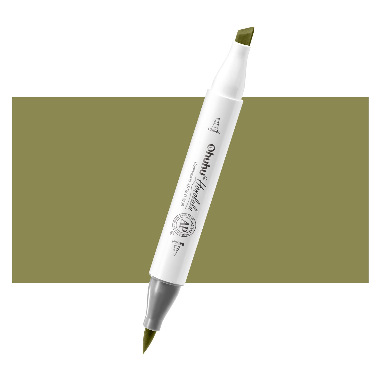 Ohuhu Honolulu GY42 / YG015 Individual Marker, Brush & Chisel