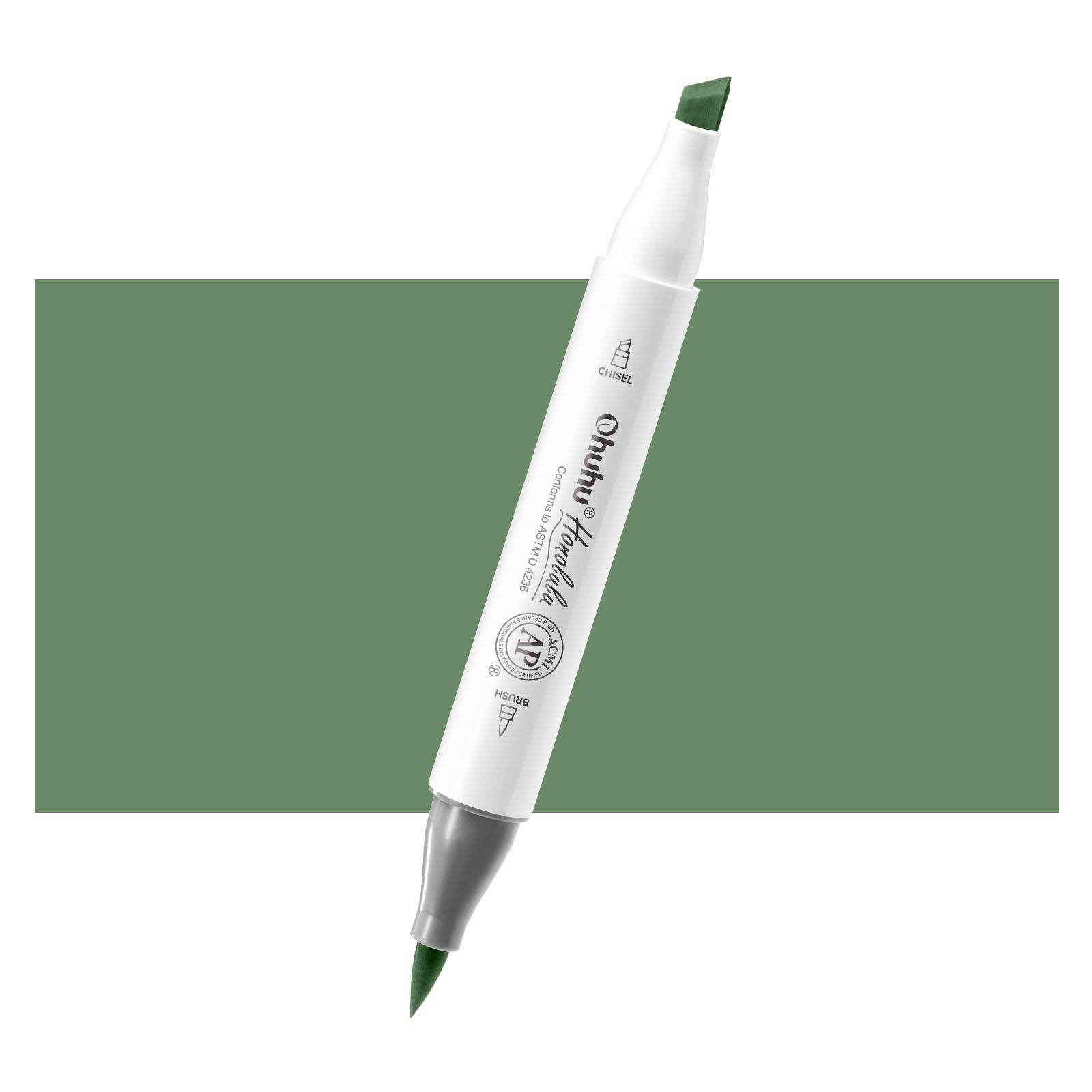 Ohuhu Honolulu GY43 / YG414 Individual Marker, Brush & Chisel