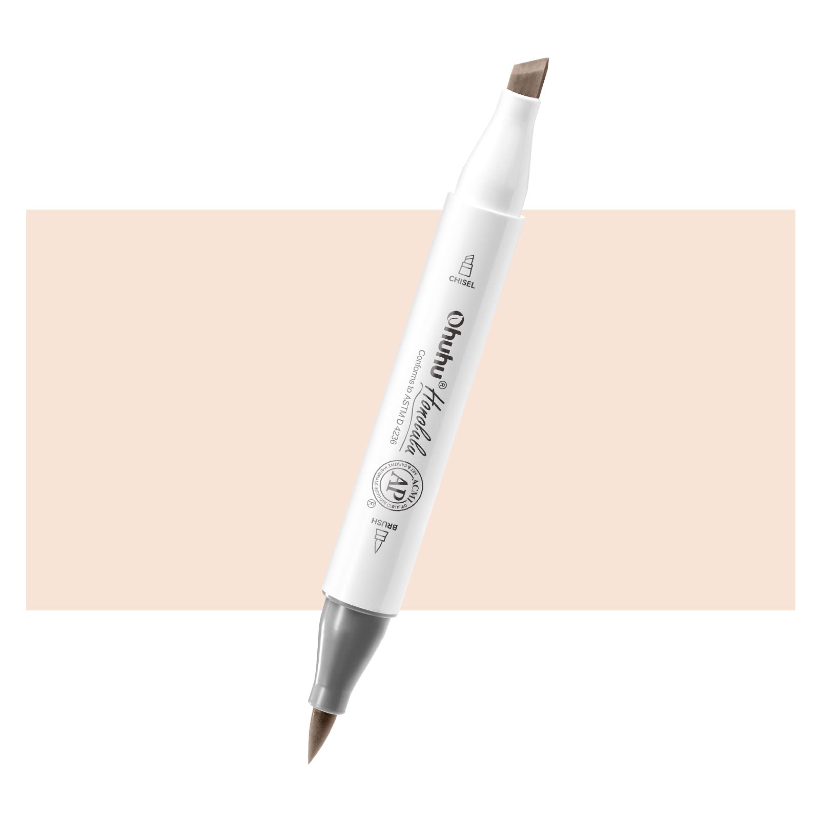 Ohuhu Honolulu R18 / YR04 Individual Marker, Brush & Chisel