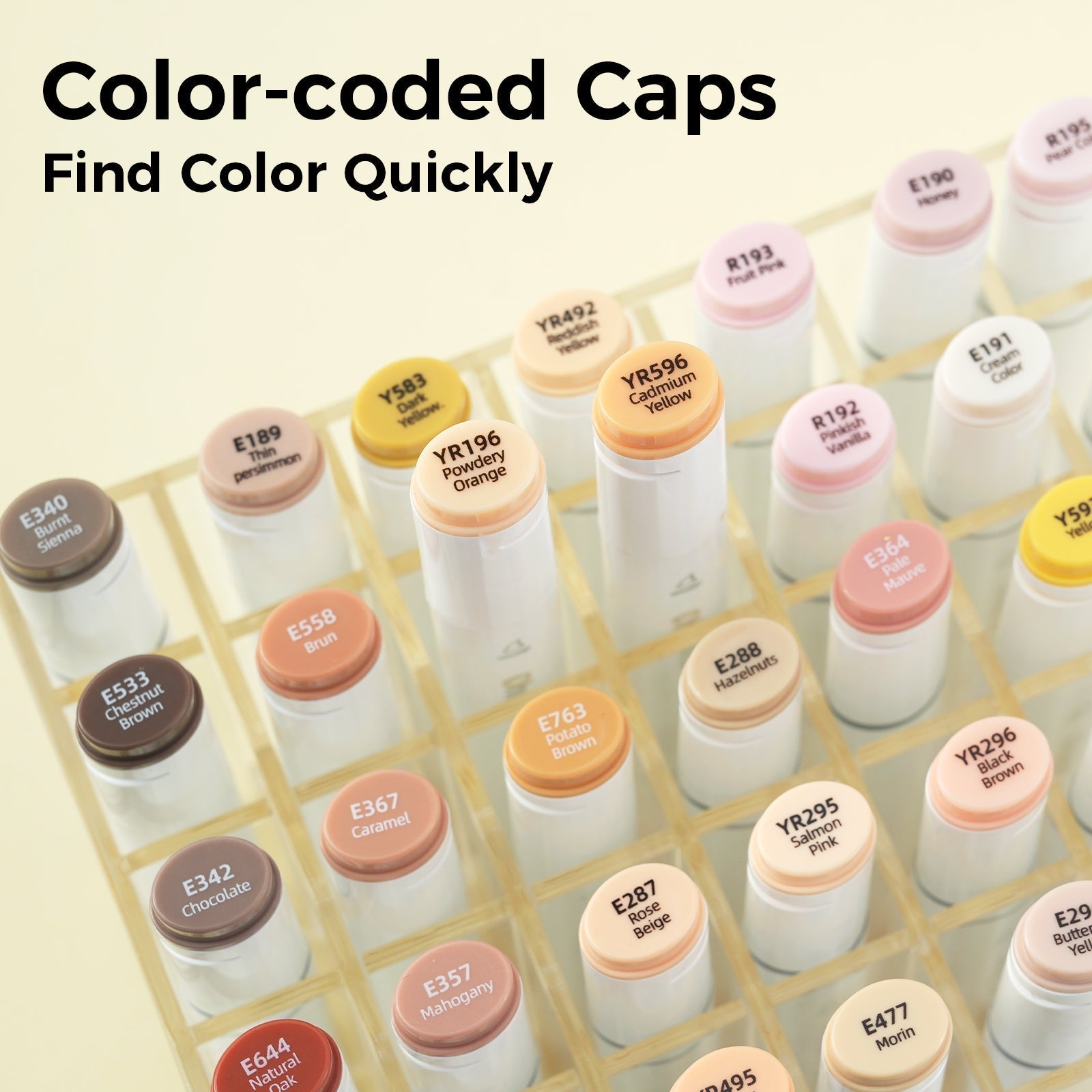 Ohuhu Oahu 36 Skin Tone Colors Dual Tips Alcohol Art Markers, Fine & Chisel (Brazil Domestic Shipping)