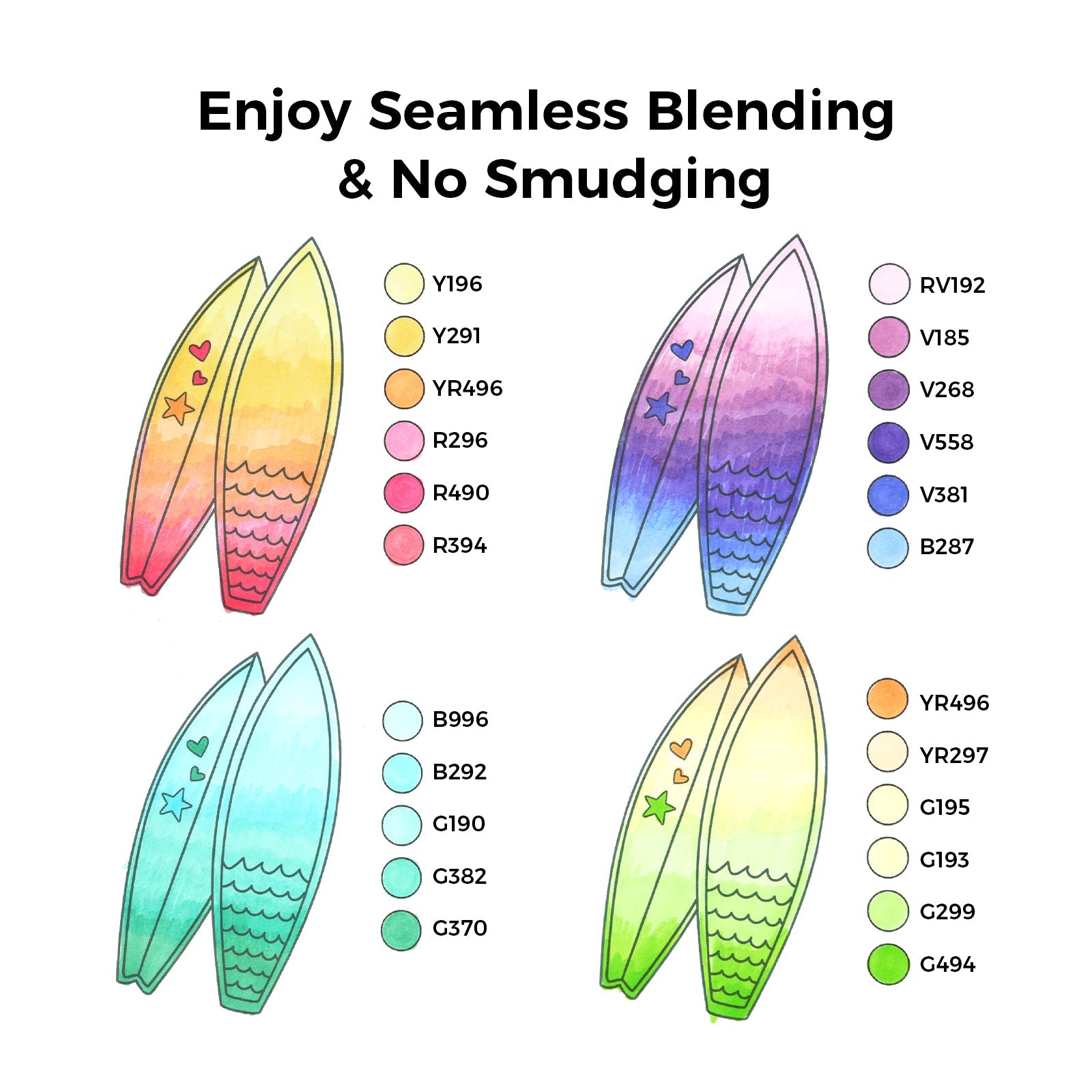 Ohuhu Oahu New 120 Colors Dual Tips Alcohol Art Markers, Fine & Chisel (Mexico Domestic Shipping)