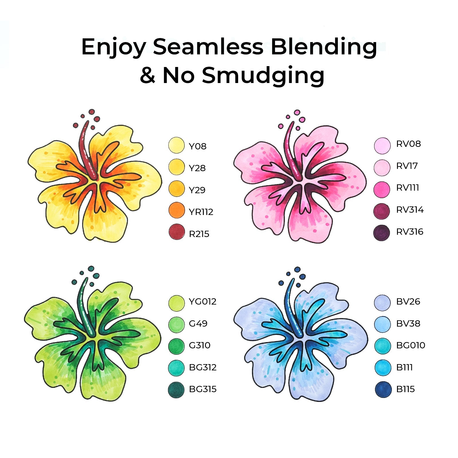 Ohuhu Oahu 60 Colors Dual Tips Alcohol Art Markers, Fine & Chisel (Ships from Asia Warehouse)