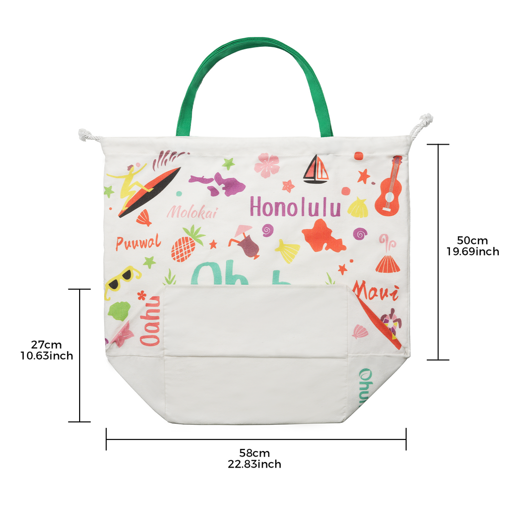 Ohuhu Canvas Gift Bag for Multi-purpose, Available in Two Sizes (Ships from Asia Warehouse)