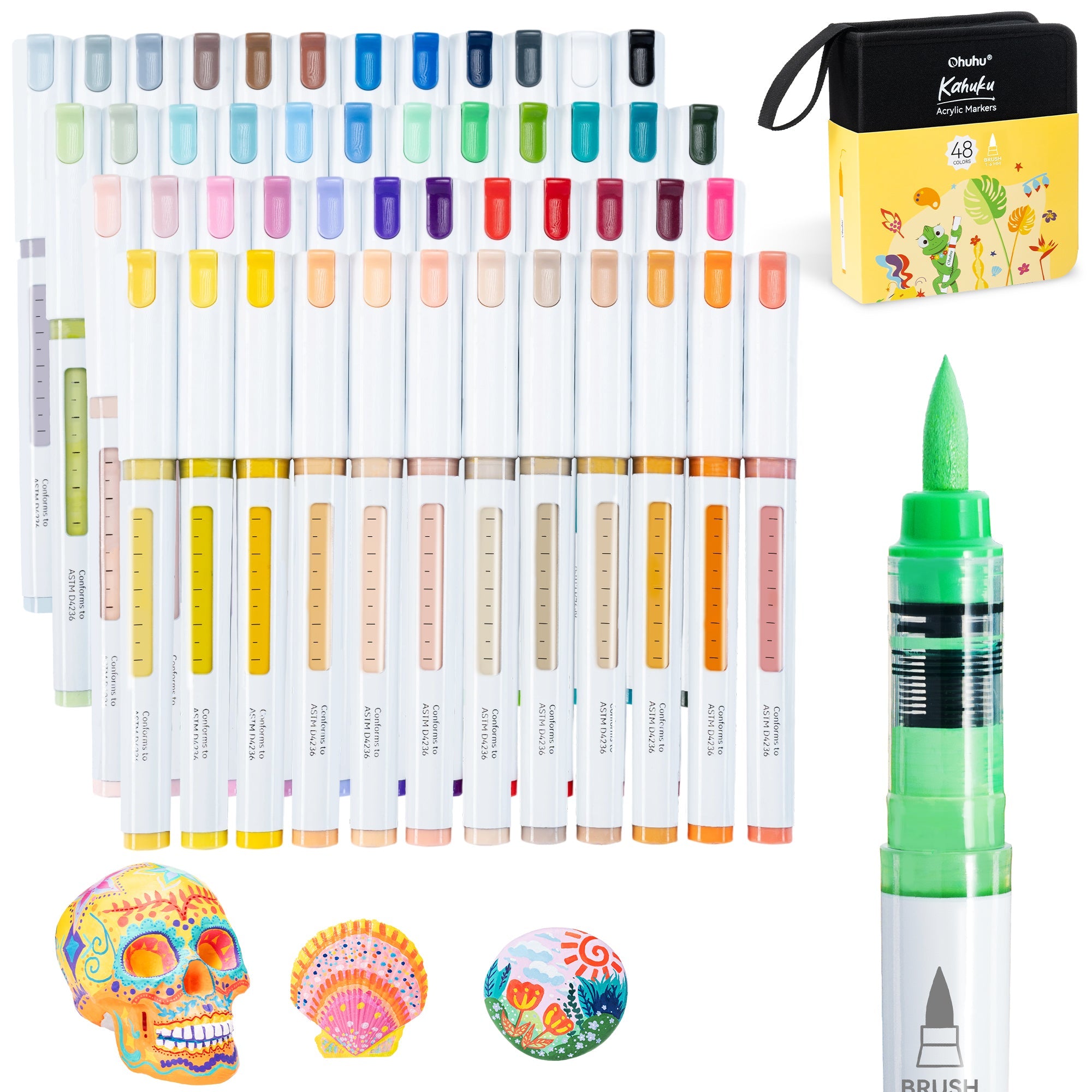 Ohuhu Kahuku Series Direct-ink Acrylic Paint Markers