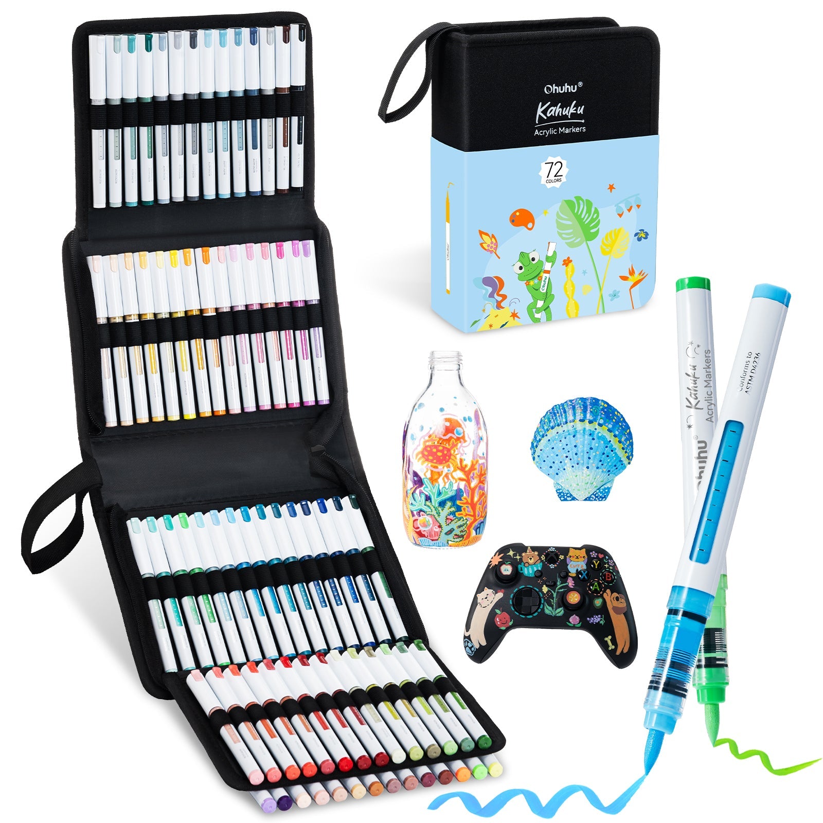 Ohuhu Kahuku Series Direct-ink Acrylic Paint Markers