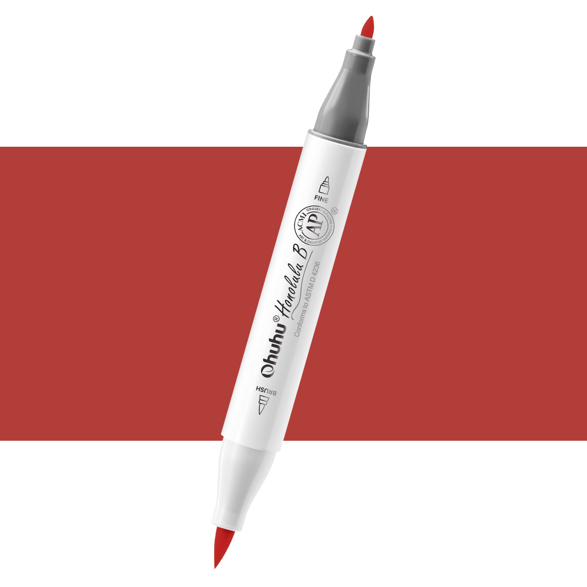Ohuhu Honolulu B R180 / R016 Individual Marker, Brush & Fine