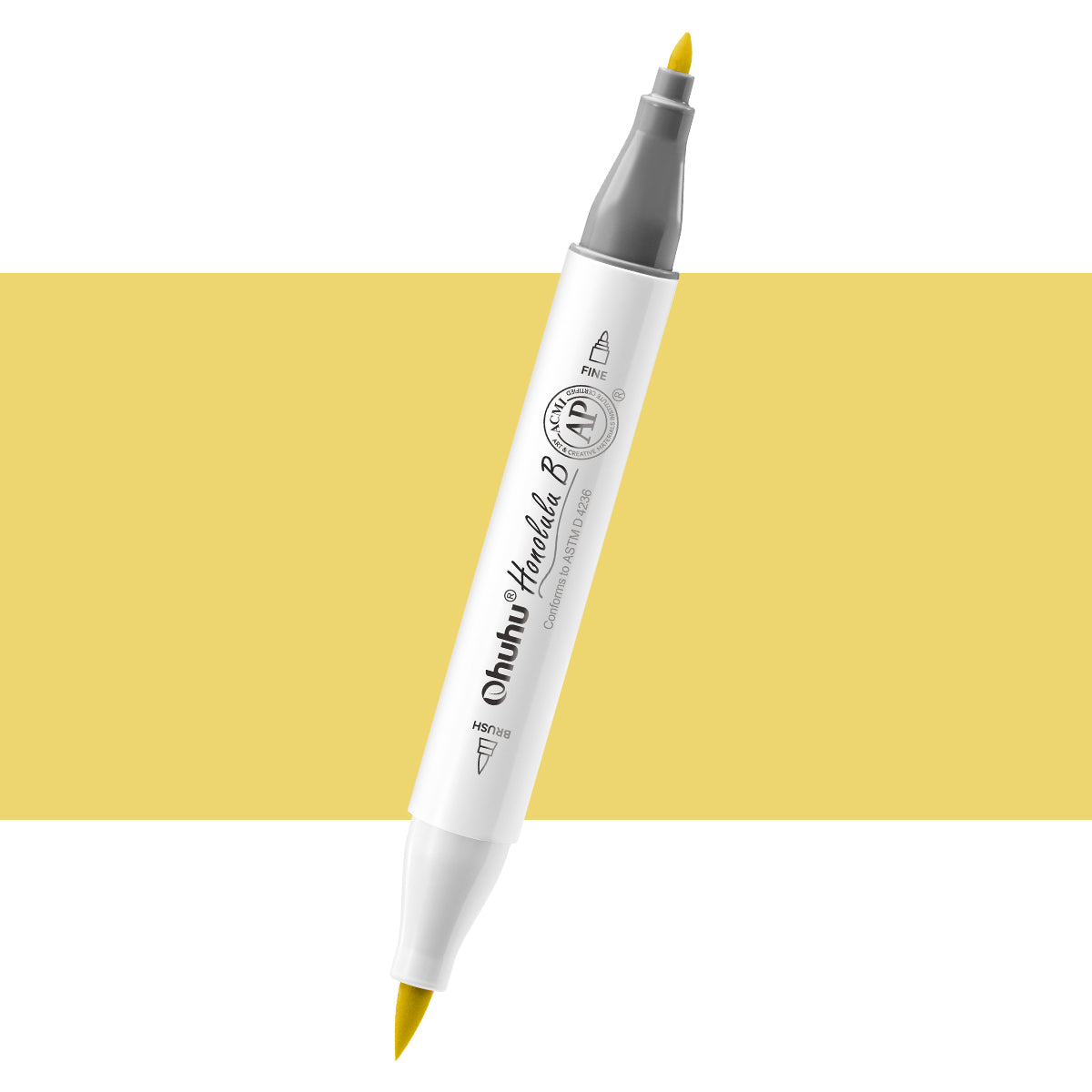 Ohuhu Honolulu B Y050 / Y09 Individual Marker, Brush & Fine