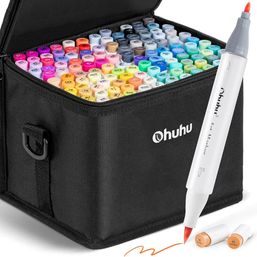 Ohuhu Honolulu 120 Colors Dual Tips Alcohol Art Marker (Europe Only)