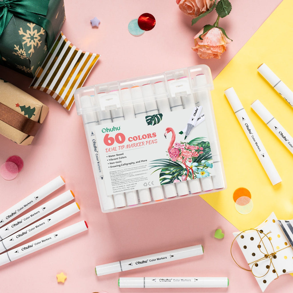 Ohuhu Dual Tips Water-Based Art Markers