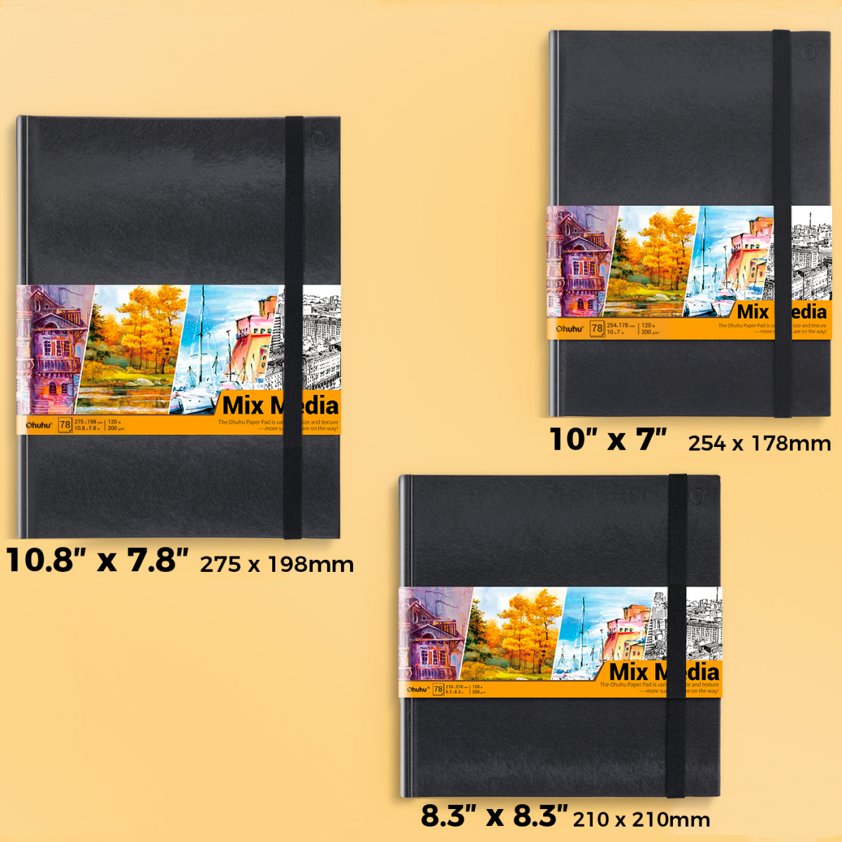 Ohuhu Mix Media Pad for Multiple Techniques