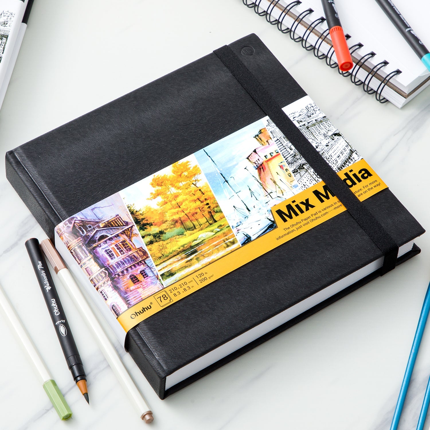 Ohuhu Mix Media Pad for Multiple Techniques