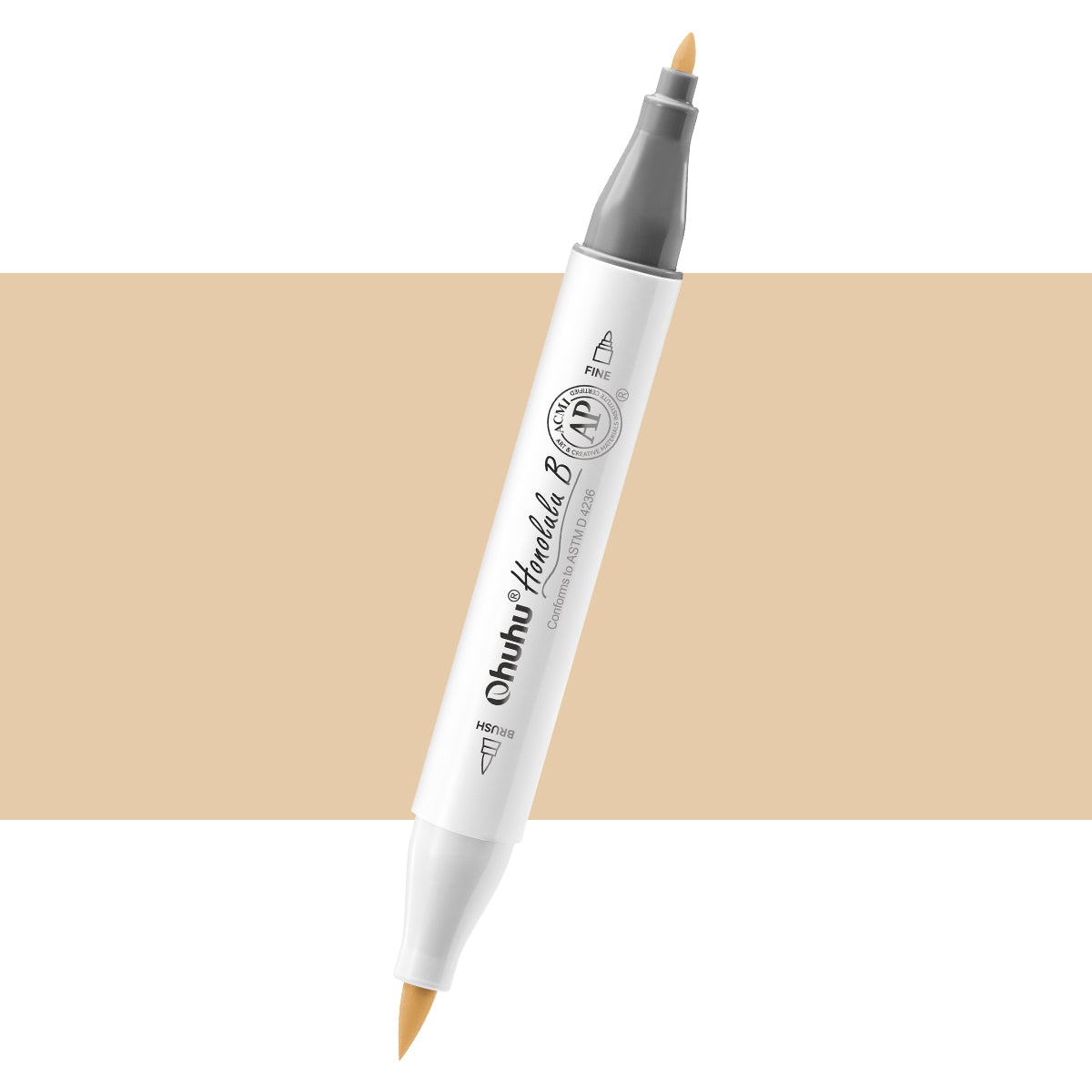 Ohuhu Honolulu B E210 / Y69 Individual Marker, Brush & Fine