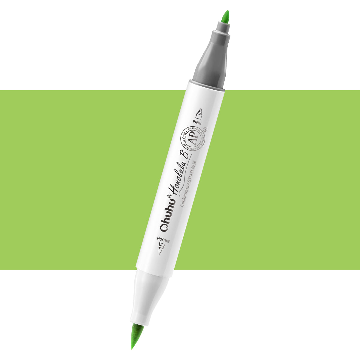 Ohuhu Honolulu B G170 / YG610 Individual Marker, Brush & Fine