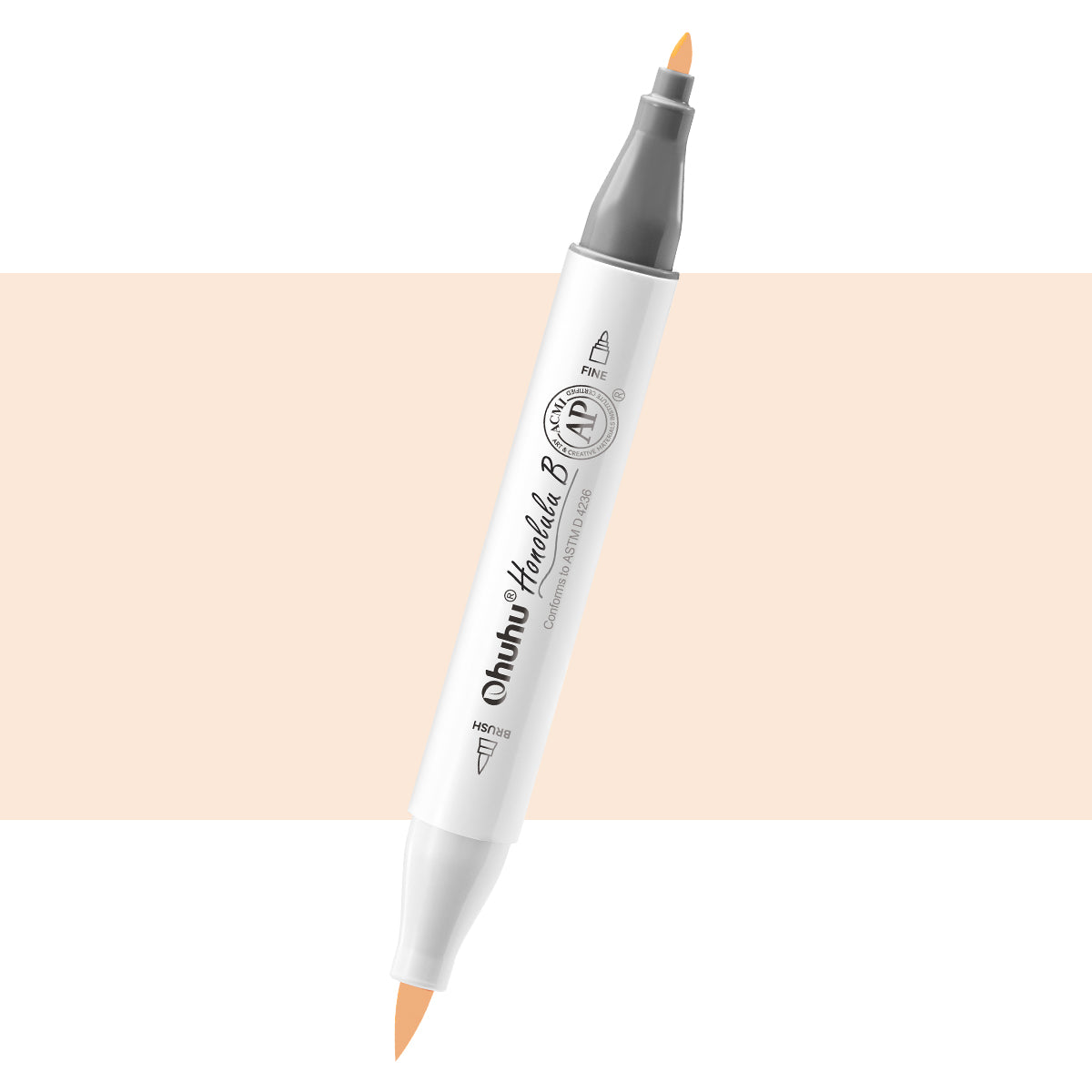 Ohuhu Honolulu B R18 / YR04 Individual Marker, Brush & Fine