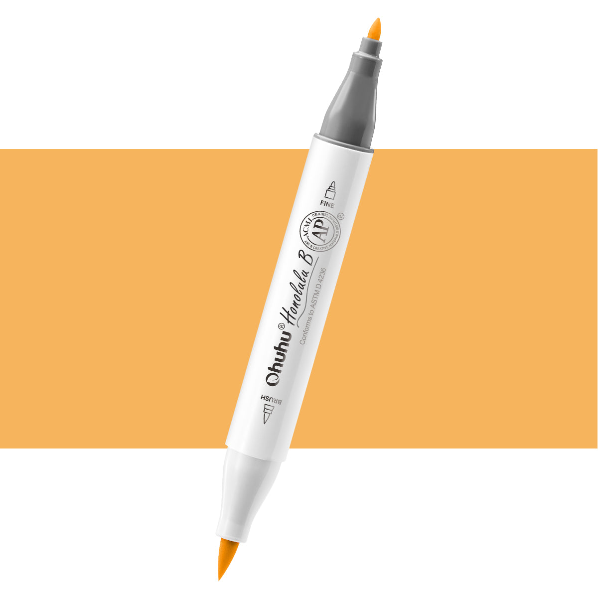 Ohuhu Honolulu B YR170 / YR19 Individual Marker, Brush & Fine