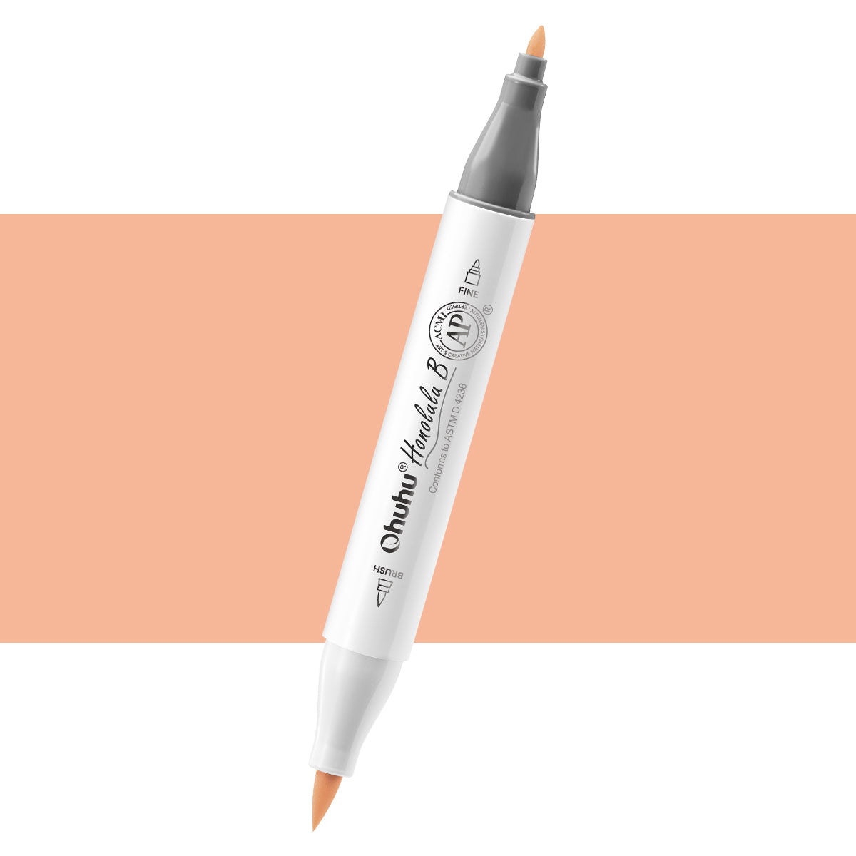 Ohuhu Honolulu B YR205 / YR25 Individual Marker, Brush & Fine