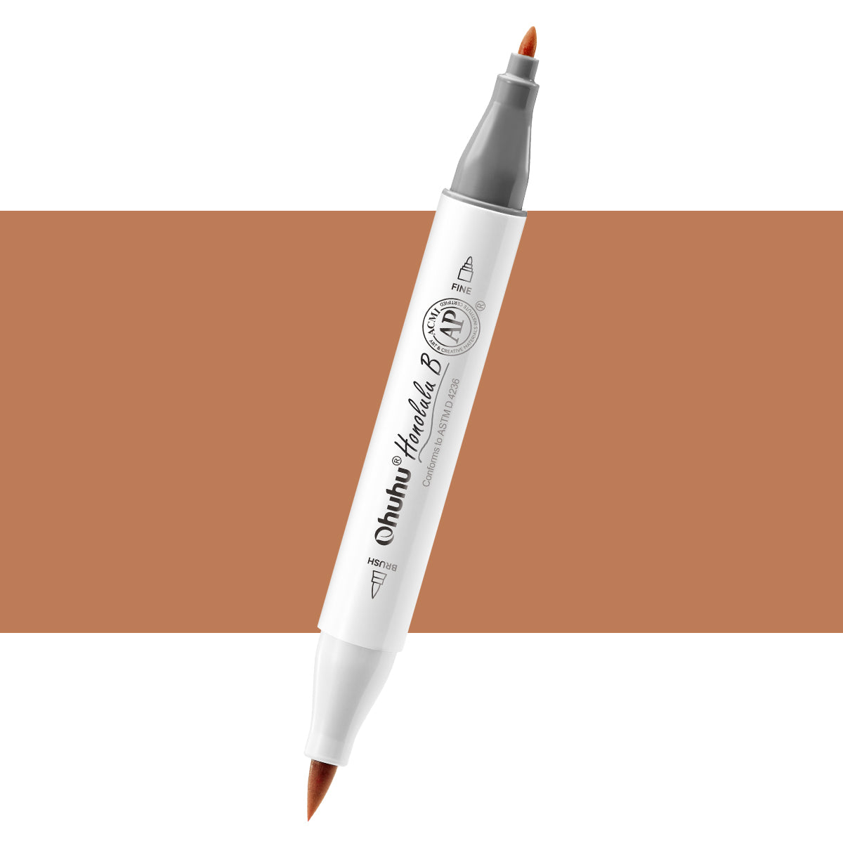 Ohuhu Honolulu B BR2 / YR313 Individual Marker, Brush & Fine