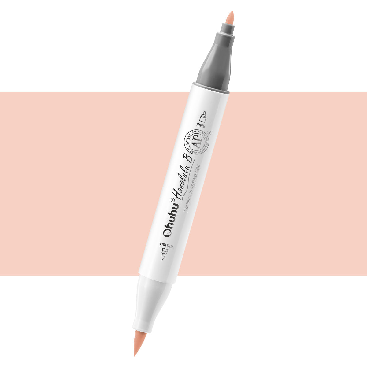 Ohuhu Honolulu B R090 / YR56 Individual Marker, Brush & Fine