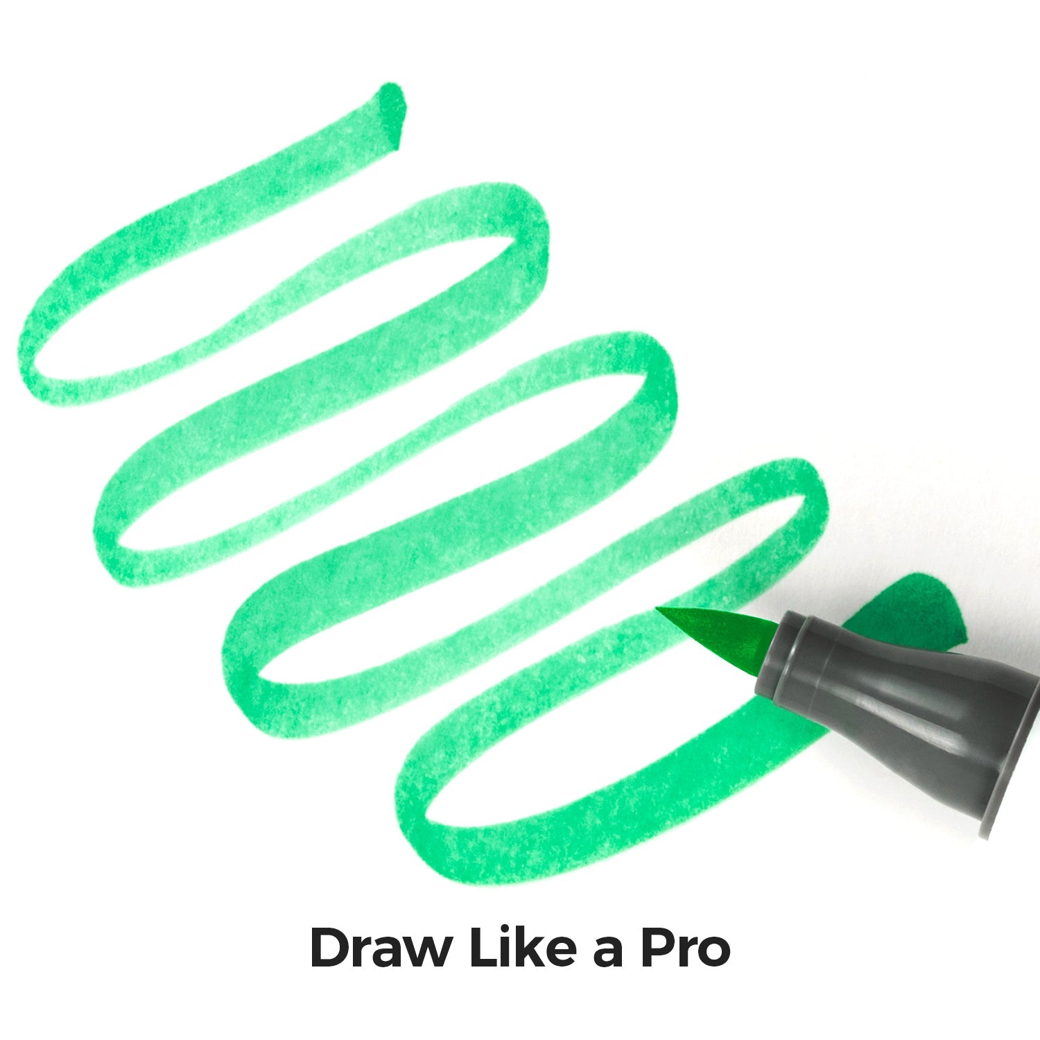 Ohuhu Honolulu 6 Colors Dual Tips Alcohol Art Markers (New Color Codes)